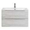 Тумба с раковиной BelBagno Acqua 100 подвесная, rovere vintage bianco