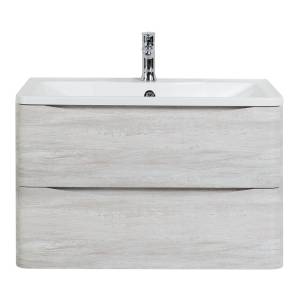 Тумба с раковиной BelBagno Acqua 100 подвесная, rovere vintage bianco