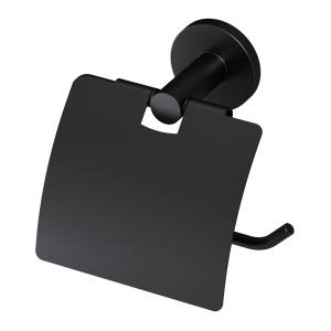 Держатель для туалетной AM.PM X-Joy A85A341422 с крышкой, черный