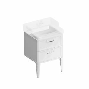 Тумба под раковину Kerama Marazzi Pompei PO.M.60.2\WHT белая глянцевая, 60 см