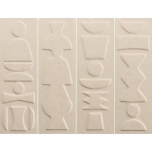 Керамическая плитка 41ZERO42 Nok 4101221 Totem Ivory 6.5x20