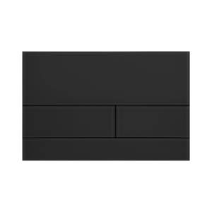Кнопка смыва AQUAme AQM4116B стекло, черный