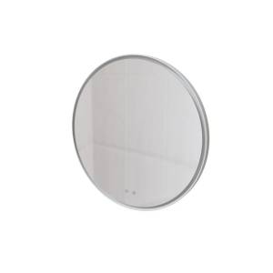 Зеркало Knotlor Луна FLMR110800WY с подсветкой, матовый белый, 80 см