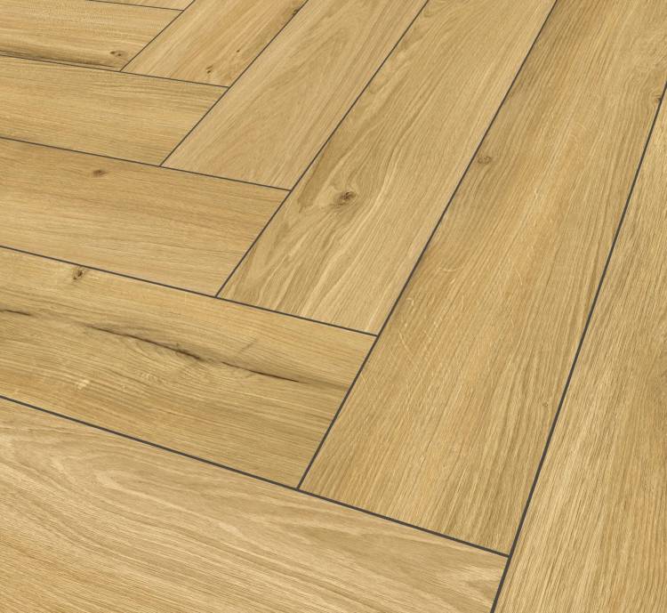 SPC Ламинат Falquon The Floor Herringbone 6/33 P7001 Honey Oak 740x148