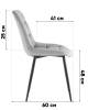 Набор из 4 стульев Stool Group Флекс OS-2499LUM-V seat Lum-74 green DX4 зеленые, рогожка фото 10