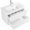 Тумба с раковиной Belbagno Albano-Cer ALBANO-CER-1050-2C-SO-BL 102x44x50 Bianco Lucido подвесная с двумя выкатными ящиками фото 3