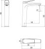 Смеситель для раковины Lemark Bronx LM3709GM графит фото 10