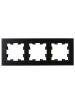 Рамка 3-постовая IEK Brite BR-M32-M-K02 черный фото 4