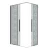Душевой уголок Grossman Galaxy 300.K33.01.70R11L.10.02 профиль хром, стекло шиншилла, 70x110x195 фото 2