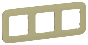 Рамка 3-постовая IEK Flite FI-M32-31-20-K26 оливковый