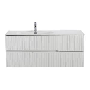 Тумба под раковину Cezares DUET-N-1200-2C-SO-BL-L Bianco Lucido, 120x45.7x50