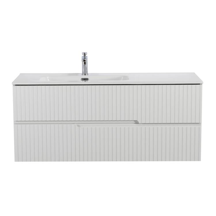 Тумба под раковину Cezares DUET-N-1200-2C-SO-BL-L Bianco Lucido, 120x45.7x50