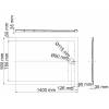 Поддон для душа Wasserkraft Abens 20T36 140x90 фото 3