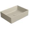 Раковина GSI Kube X 942908 50 см, бежевая матовая