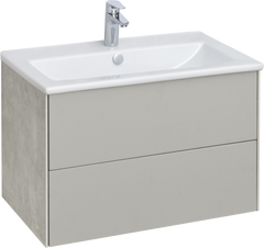 Тумба для комплекта AQUATON Сохо 75 cлэйт, галька серая