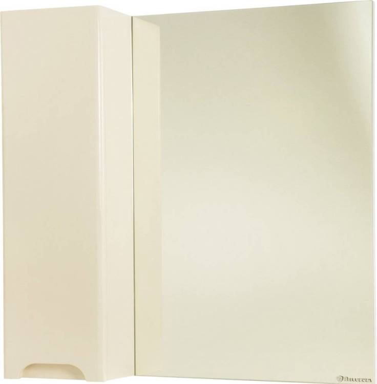 Зеркало Bellezza Андрэа 80 L, бежевое