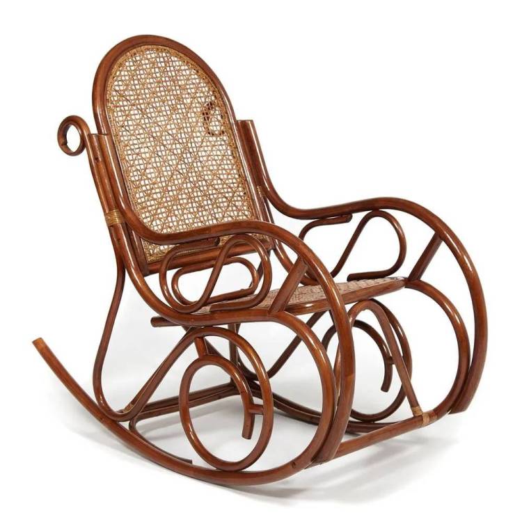 Кресло-качалка Tetchair Milano 12996 pecan без подушки