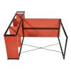 Стол письменный Bradex Home Frame FR 0692 дерево лофт, чёрный 100x45x110 фото 10