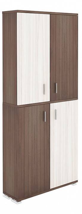 Шкаф книжный Merdes Домино ПУ-30-3 ШК-Ч Шамони/Карамель