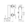 Смеситель для душа Wasserkraft Niers (Нирс) 3002 хром фото 3