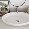 Раковина встраиваемая Sanitana Ovalo S10063550400000 белая фото 4
