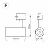 Трековый светодиодный светильник Arlight LGD-Zeus-2TR-R67-10W Day4000 025906(1) фото 2