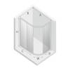 Душевое ограждение NEW TRENDY NEW MAXIMA 120x85x195 K-0578 (хром) фото 3