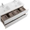 Тумба под раковину Cezares DUET-N-1200-4C-SO-2-BL Bianco Lucido фото 2