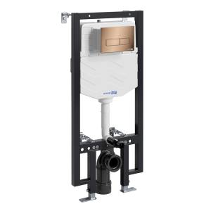Система инсталляции для унитазов Wasserkraft Фильс (Vils) 56TLT.010.ME.RG03 розовое золото
