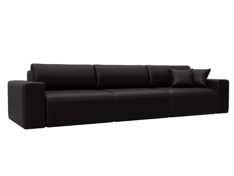 Прямой диван Лига Диванов Лига-036 НПБ Классик Лонг 127670 GRIFON 12 коричневый