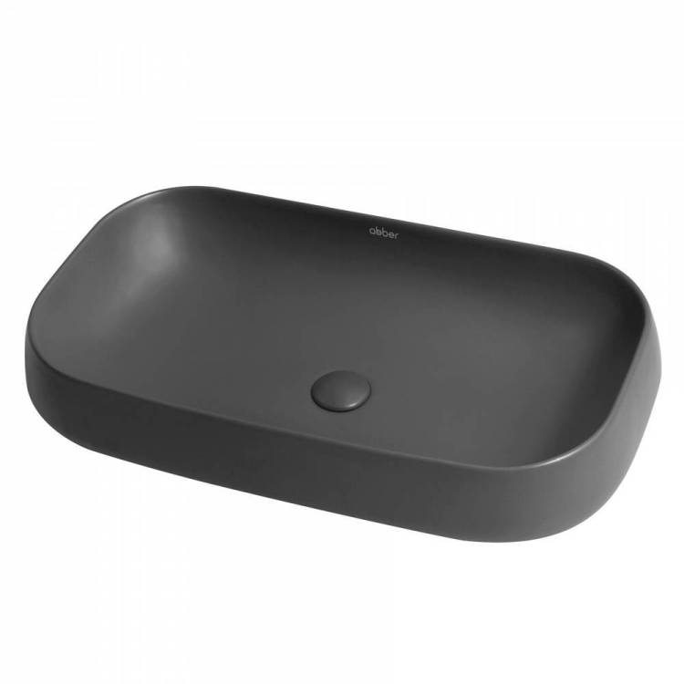 Раковина Abber Rechteck AC2210MG 72 см, серая матовая