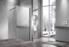 Душевая перегородка Vincea Walk-in VSW-1H900MRB 90 см, профиль матовый чёрный, стекло зеркальное фото 2