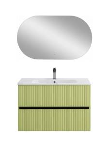 Тумба под раковину Art&Max Torino AM-TORINO-900-2C-SO-MN-P Мята, 90x43.8x58