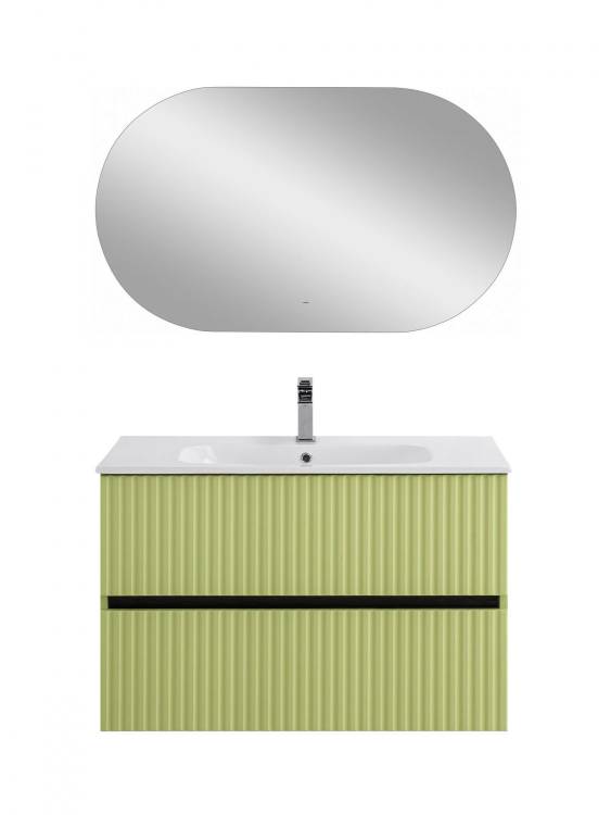 Тумба под раковину Art&Max Torino AM-TORINO-900-2C-SO-MN-P Мята, 90x43.8x58