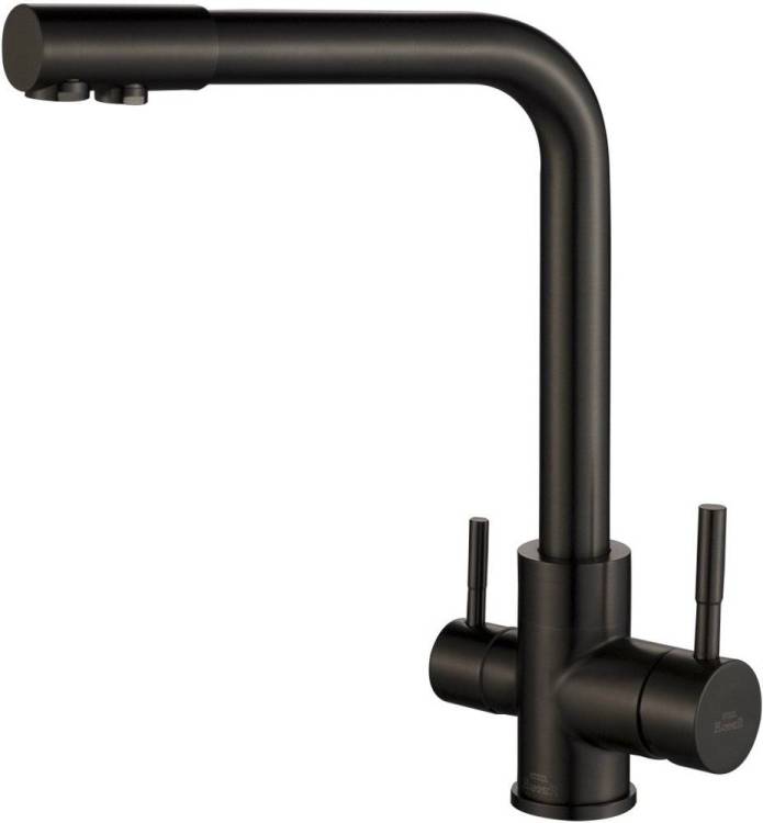 Смеситель для кухни ZorG Steel Hammer SH 801 Inox Grafit PVD