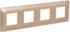 Рамка 4-постовая IEK Skandy SK-M42-K98 песочный