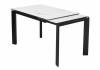 Стол Woodville Corner 518854 matte statuario стекло белый мрамор матовый/керамика черный 120(170)x80x76 фото 4