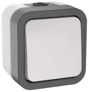 Выключатель 1-клавишный IEK Tors TS-V10-0-10-55-K41 белый