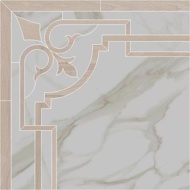 Декор Kerama Marazzi Карелли ID117T наборный 60x60x0.9