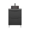 Тумба под раковину Corozo Лиана 60 SD-00001671 напольная, дуб графит