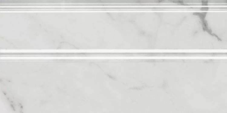 Плинтус Kerama Marazzi Коррер FMA033R Белый Глянцевый Обрезной 15x30