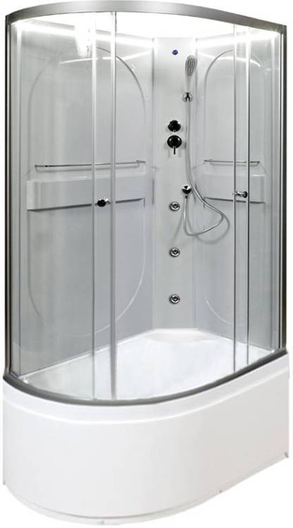Душевая кабина AvaCan L620RNLED+GM с подсветкой и гидромассажем, 120x80x200