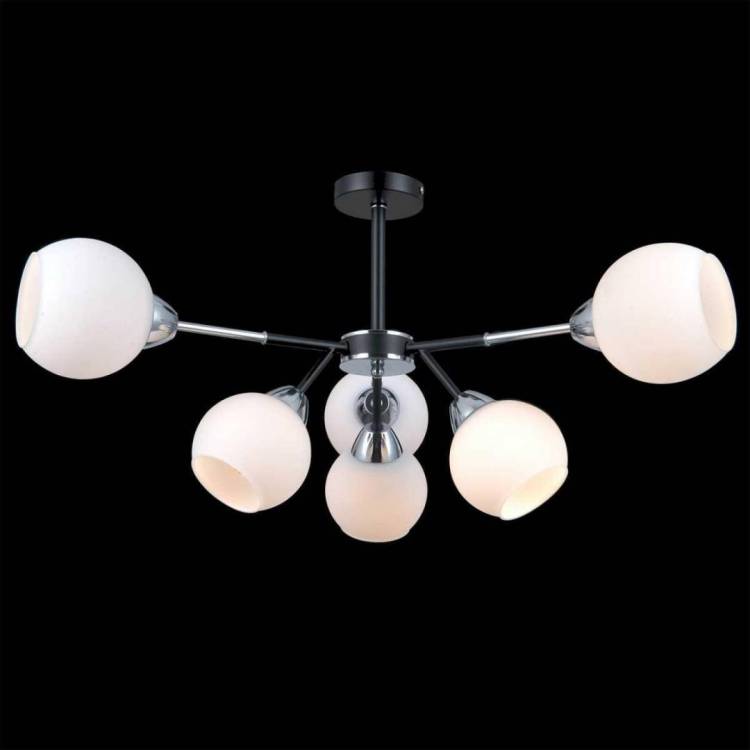 Потолочная люстра Illumico IL0715-6CSQ-24 BK CR LIBRA