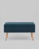 Банкетка Stool Group Сторми 19B485LK-14A темно-синий с ящиком фото 6