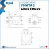 Унитаз подвесной Teymi Lina S T40102 безободковый, с сиденьем микролифт, белый фото 13
