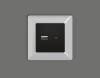 Лицевая панель для розетки 2USB A+C Ambrella Volt Alfa AP8110 фото 2