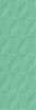Керамическая плитка MARAZZI Espana Outfit M129 Turquoise Struttura Tetris 3D 25x76
