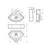Раковина Sanita luxe Line LIN35SLWB01 белая фото 4