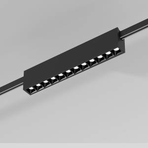 Трековый линейный светодиодный светильник Elektrostandard Esthetic Magnetic 85121/01 12W 3000K черный