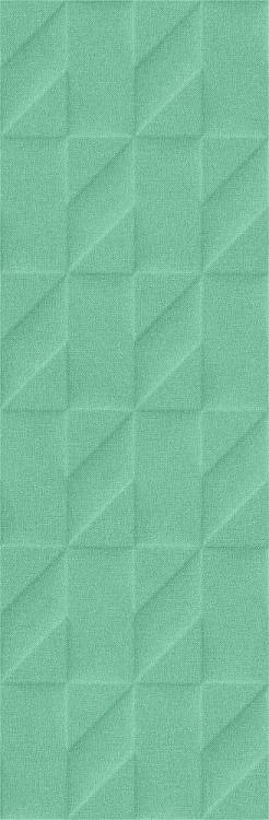 Керамическая плитка MARAZZI Espana Outfit M129 Turquoise Struttura Tetris 3D 25x76